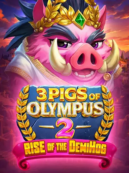 在 BitStarz 娱乐场玩3 Pigs of Olympus 2 - Rise of the Demi-Hog