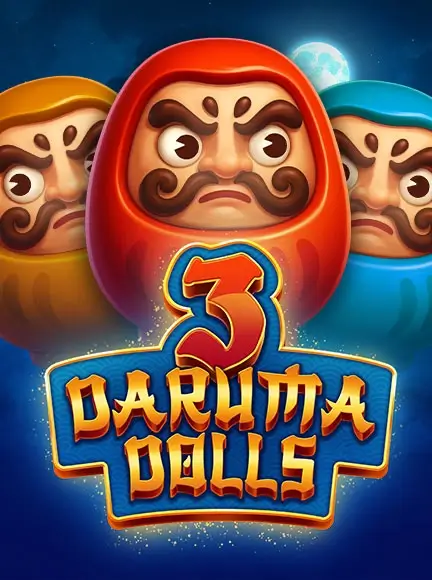 3 Daruma Dolls